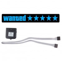 Автомобильная Glow-панель (Сердце)