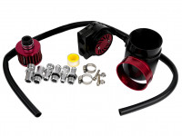 Маслосборник разборный с сеткой и фильтром 0.25л (красный)