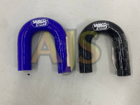 Патрубок силиконовый 180 градусов 16 мм УЦЕНКА (черный)