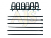 Набор кронштейнов крепления электропроводки 8-20мм