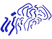 Патрубки системы охлаждения и впуска Subaru Legacy BP турбо 02-06 (24 штуки) (синий)