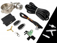 Заслонка выхлопная вакуумная с дистанционным пультом 63мм закрытого типа