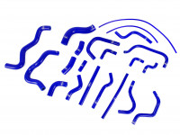 Патрубки системы охлаждения Toyota Mark 2 JZX100 (21шт) (синий) (синий)