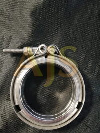 V-band хомут с фланцами 3 (76мм) с проточкой папа-мама УЦЕНКА