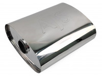 Бочка выхлопная AJS ES V 355мм (45мм)