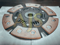 Диск сцепления керамический AJS ВАЗ 2112 6 лепестков, демпфер, металлокерамика УЦЕНКА