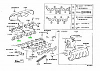 Toyota прокладка выпускного коллектора 1717346040