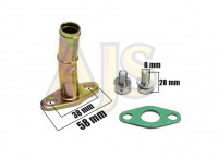 Трубка слива масла с турбины малый фланец (GT28/35)