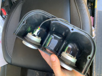 Подиум под датчик 52мм прямой тройной (черный) (черный)