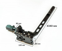 Ручной тормоз гидравлический RRP style с цилиндром (серебро)