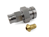 Адаптер тормозного шланга составной M10*1.00 hex17 SS