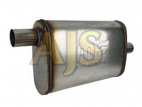 Бочка выхлопная Magnaflow style выхода 45мм длина 355мм вынос-центр