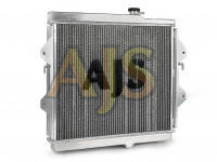 Радиатор алюминиевый Toyota Hilux 2.0L 1RZE 2.7L 2RZ, 3RZFE 97-05 50mm AT AJS (серый)