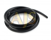 Резинка уплотнительная для дверей П-образная 5 метров (черный)