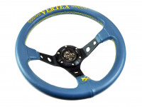 Руль Vertex спортивный с выносом (синий)