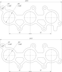 Taiko прокладка выпускного коллектора Toyota GR OEM 1717331020