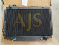 Радиатор алюминиевый Toyota Land Cruiser 80 1HDFT, 1HDT, 1HZ 50мм AT AJS УЦЕНКА (Черный)