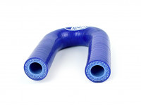 Патрубок силиконовый 180 градусов 12 мм (синий)