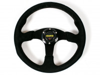 Руль MOMO без выноса замша