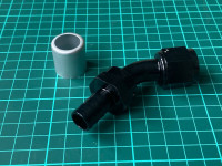 Фитинг под обжим AN10 45 гр