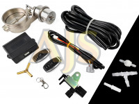 Заслонка выхлопная вакуумная с дистанционным пультом 76мм закрытого типа