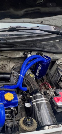 Маслосборник Greddy style квадрат (синий)