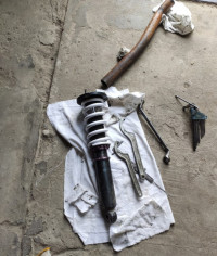 Пружины койловера 220мм, диаметр внутренний 62мм, жесткость 10кг  (пара)