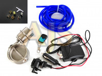 Заслонка выхлопная вакуумная с дистанционным пультом 76мм закрытая