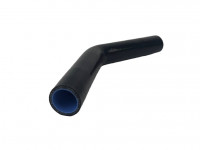 Патрубок силиконовый 45 градусов 28 мм 150*150 мм (черный)