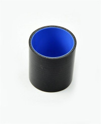 Патрубок силиконовый 0 градусов 51 мм (черный)