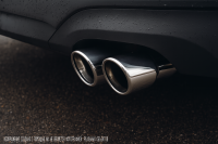 Насадка на глушитель двойная 60х185мм (вороненый)