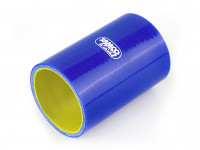 Патрубок силиконовый 0 гр 51 мм прямой усиленный (синий)