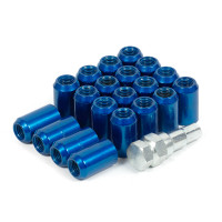 Гайки колесные Topfit открытые M12x1.5 32мм (синий)