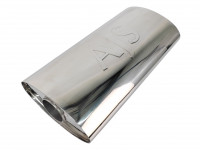 Бочка выхлопная AJS ES V 450мм низкая (63мм)