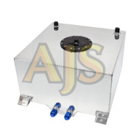 Бак топливный алюминиевый 40л, пластиковая крышка