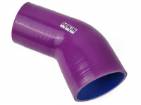 Патрубок силиконовый 45 градусов 63-76 мм (фиолетовый)
