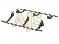 Пороги силовые BMS ALFA для УАЗ Патриот 2016-2024 (2шт)