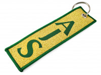 Брелок для ключей с вышивкой AJS (№2)