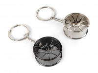 Брелок колесный диск C (серебро)