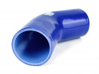 Патрубок силиконовый 45 градусов 51 мм (синий)