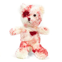 Игрушка Медведь в бинтах (белый)