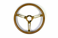 Руль деревянный Nardi style #2 (золото)