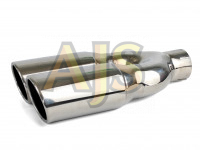 Насадка на глушитель 76х200мм двойная