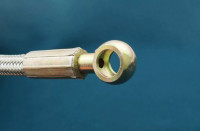 Шланг тефлоновый 550мм банжо M12-M12