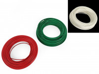 Медный провод в тефлоновой изоляции AWG12 3.4мм² (красный)