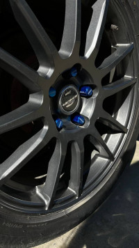 Гайки колесные Rays style M12x1.25 51мм (синий)