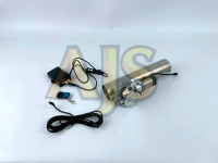 Заслонка выхлопная с электроприводом и отводом 63мм УЦЕНКА