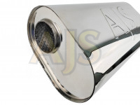 Резонатор глушителя прямоточный Fujitsubo style 210х132х400х63мм