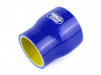 Патрубок силиконовый 0 гр 51-57 мм прямой усиленный (синий)