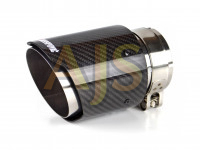 Насадка на глушитель Akrapovic style с карбоном 76х102мм (глянец)